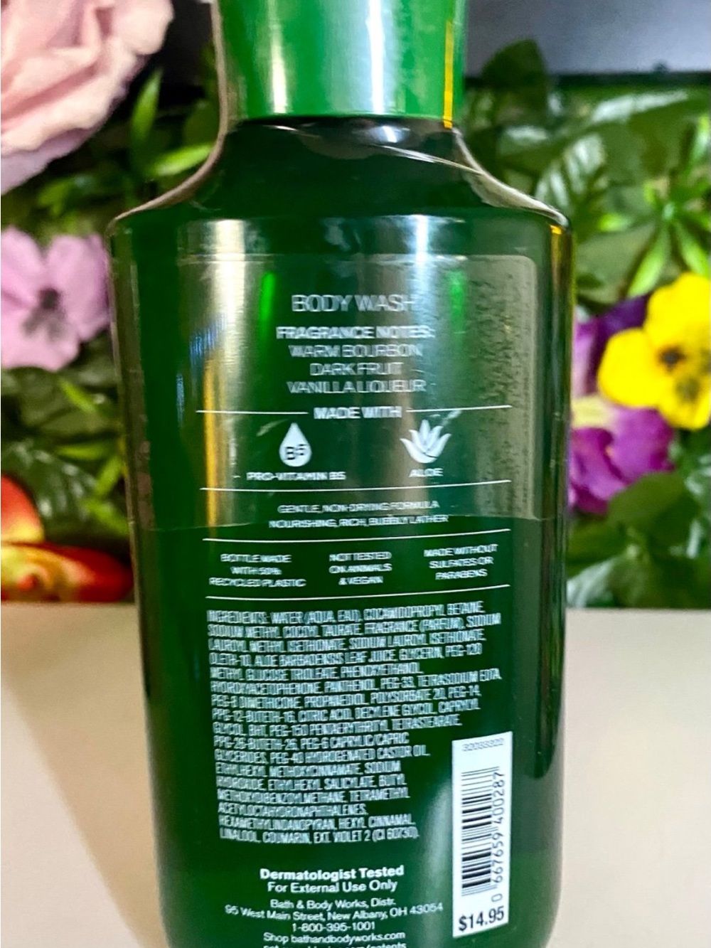 Bath & Body Works COZY VANILLA BOURBON Body Wash 10oz Holiday Limited NEW - Picture 2 of 2